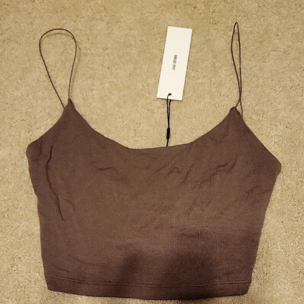 Joah Brown Chocolate Camisole Top